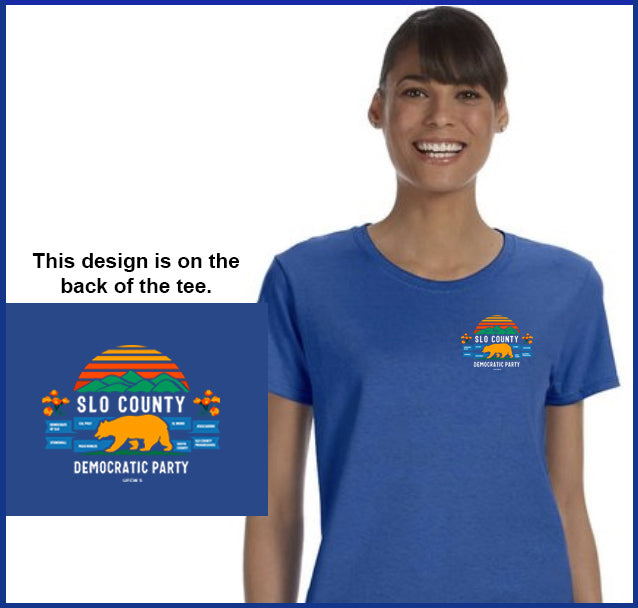 SLO County Women's 2-Sided Logo Tee