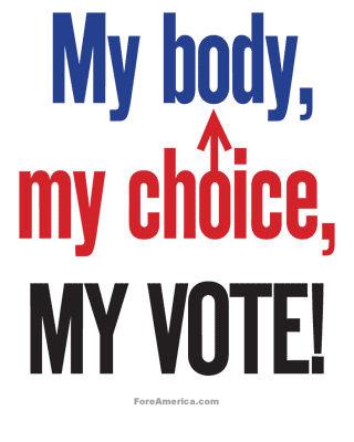 My Body, My Choice, My Vote (Tee)