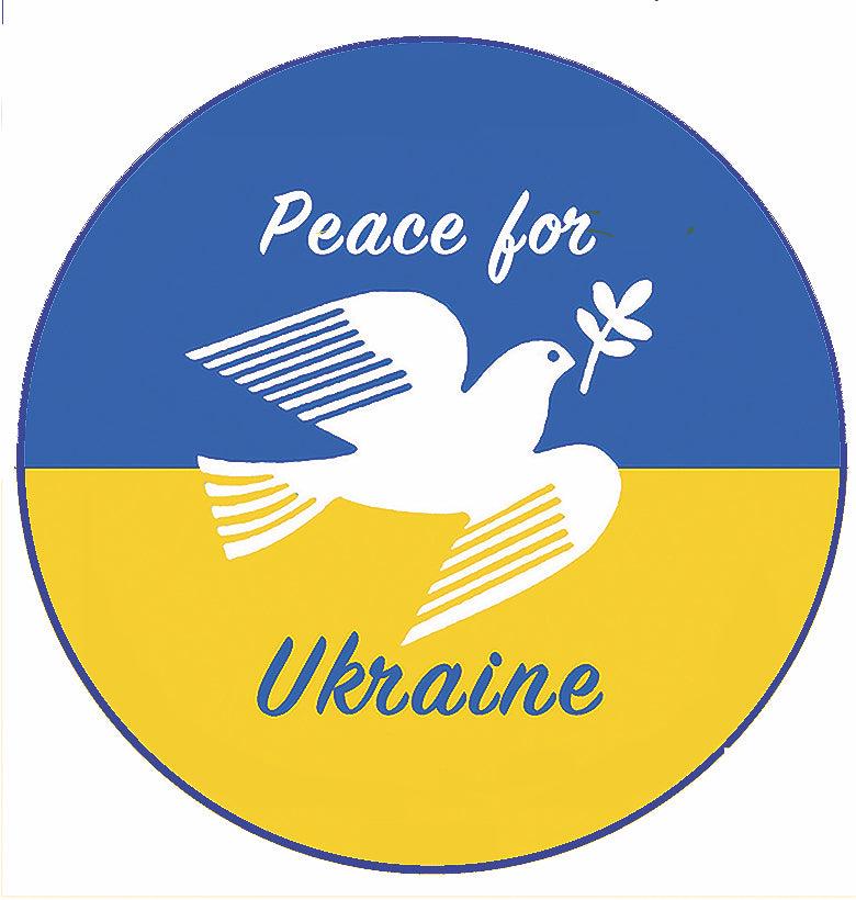 Dove of Peace for Ukraine Pin