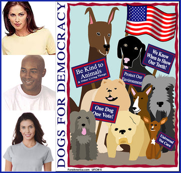 Dogs For Democracy Tee
